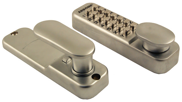 Arrone Digital Lock with Holdback Matt Chrome