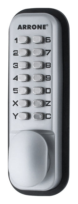 Arrone Digital Lock with Holdback Matt Chrome