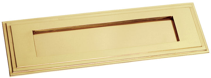 Brass Horizontal Edwardian Letter Plate 282x89mm