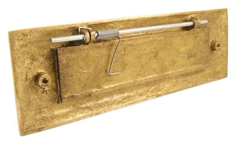 Brass Horizontal Edwardian Letter Plate 282x89mm