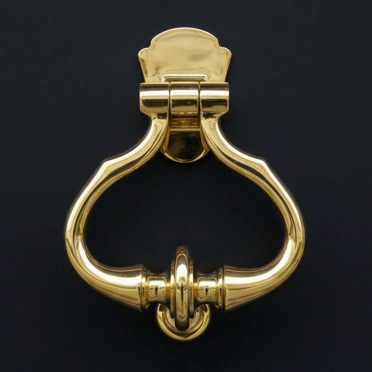 Brass Diplomat Door Knocker 171x140mm