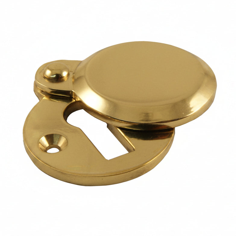 Brass Covered Heavy Escutcheon 41x32mm