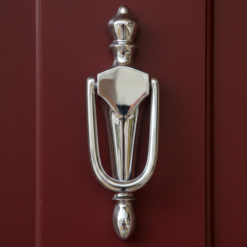 Chrome Belgravia Door Knocker 191x50mm