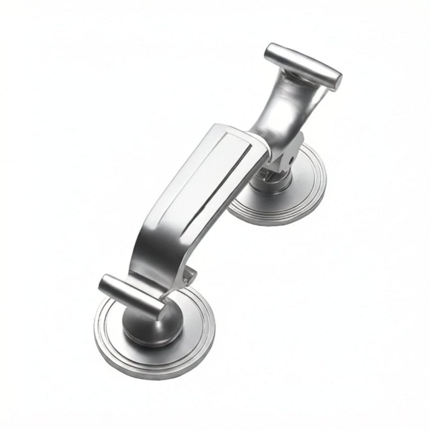 Satin Chrome Doctor Knocker 152x50mm