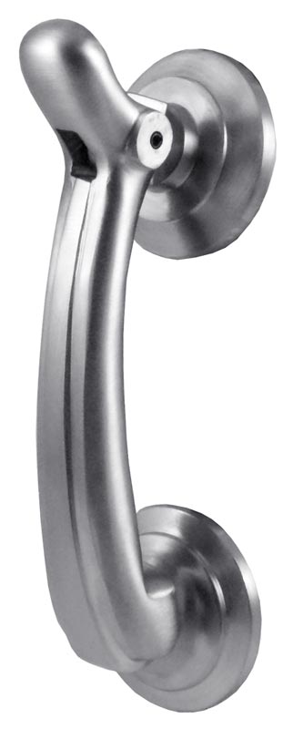 Satin Chrome Bow Door Knocker 135x42mm