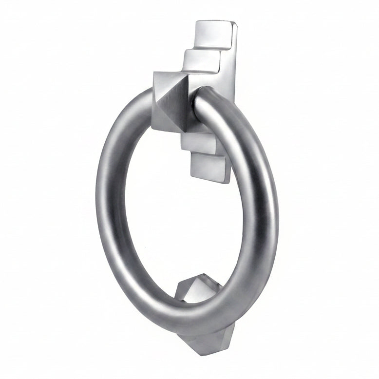 Satin Chrome Ring Door Knocker 105mm SCP779