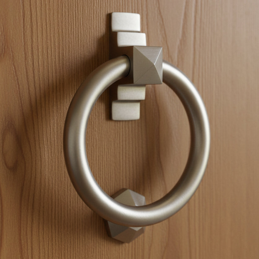 Satin Chrome Ring Door Knocker 105mm SCP779