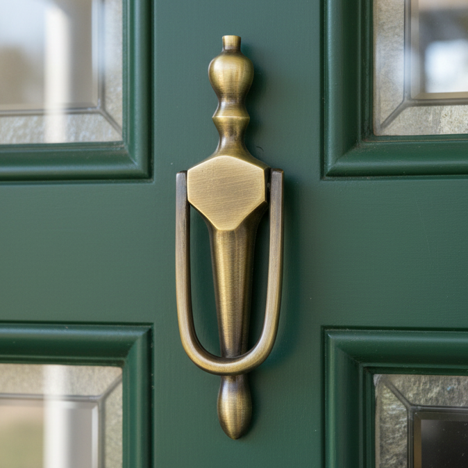 Antique Brass Belgravia Door Knocker 191x50mm