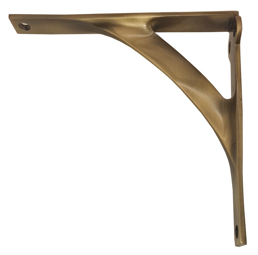 Antique Brass Heavy Duty Shelf Brackets
