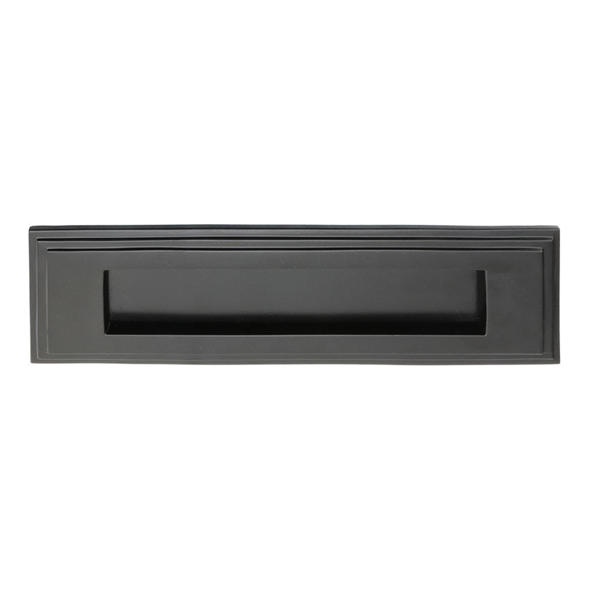 Matt Black Edwardian Letter Plate 280x90mm