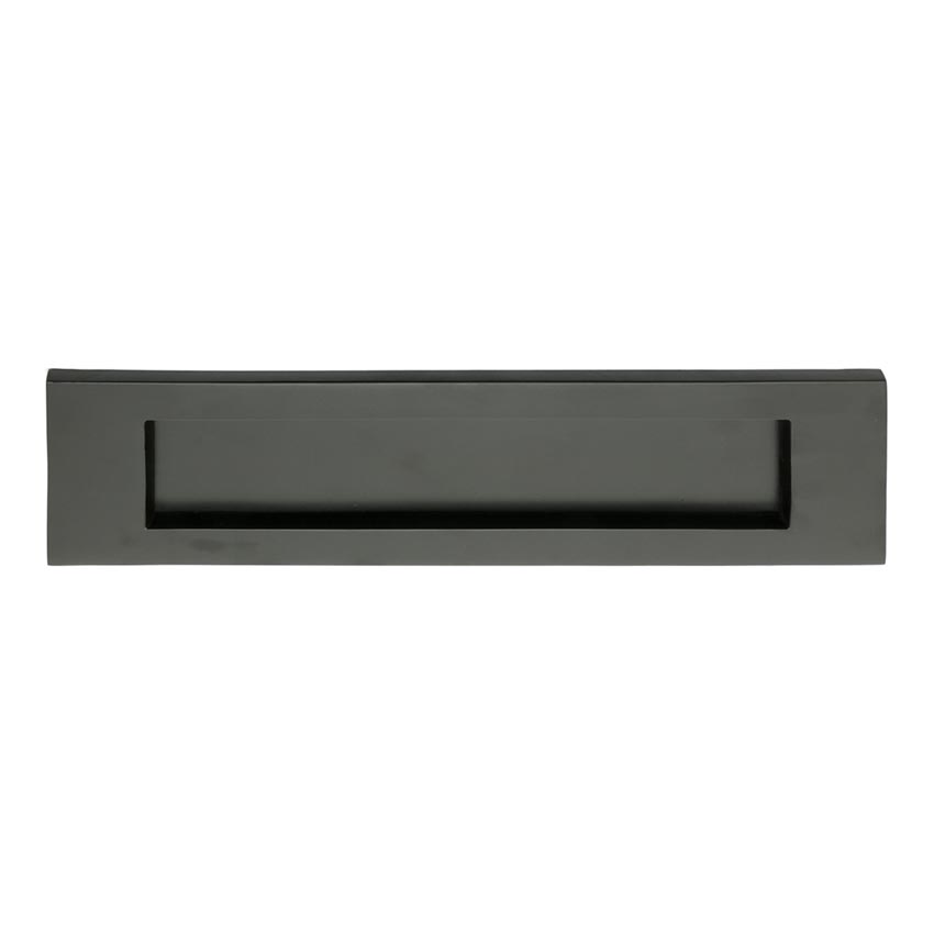 Matt Black Victorian Letter Plate 254x76mm