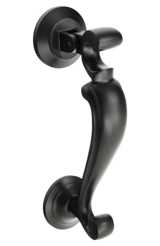 Matt Black Profile Doctor Knocker 190mm