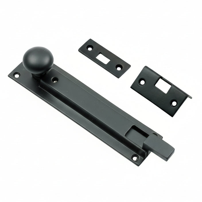 Matt Black Cranked Locking Bolt 152x36mm
