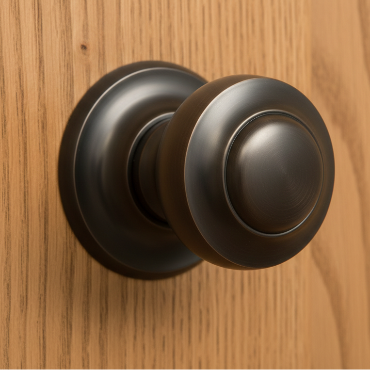 Prima Dark Bronze Tiered Centre Door Knob 73mm DB14