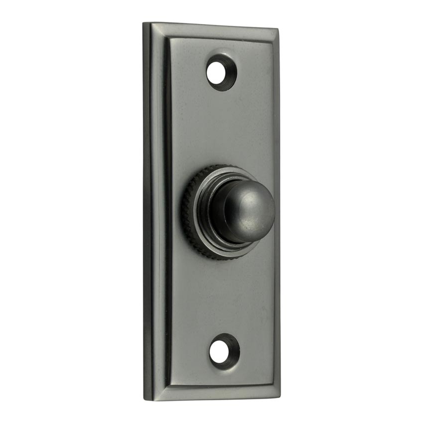 Prima Dark Bronze Stepped Bell Push 74x32mm DB183