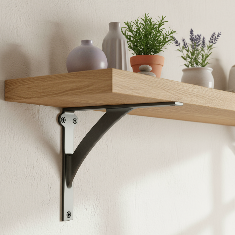 Dark Bronze Heavy Duty Shelf Brackets