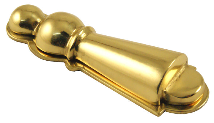 Delamain Large Covered Polished Brass Escutcheon 73x23mm