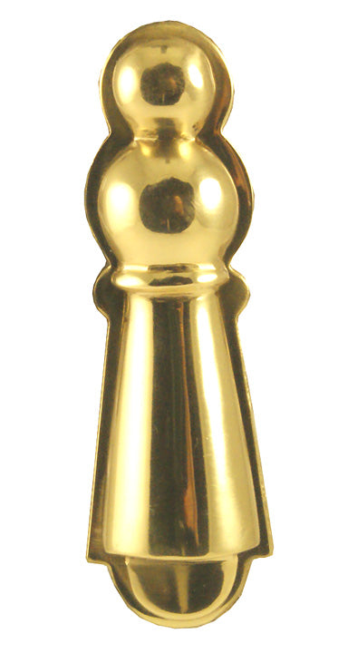 Delamain Large Covered Polished Brass Escutcheon 73x23mm