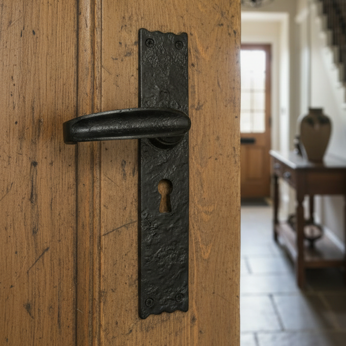 Foxcote Foundries Traditional Long Lock Door Handles FF511