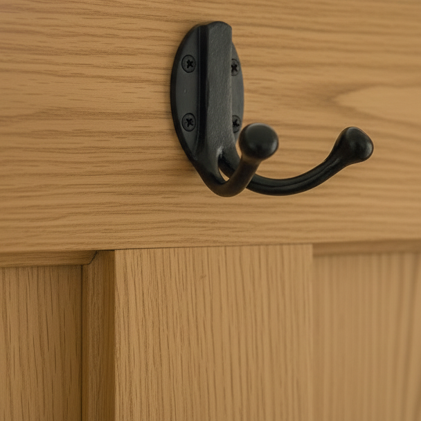 Foxcote Foundries Double Robe Hook FF71PCB