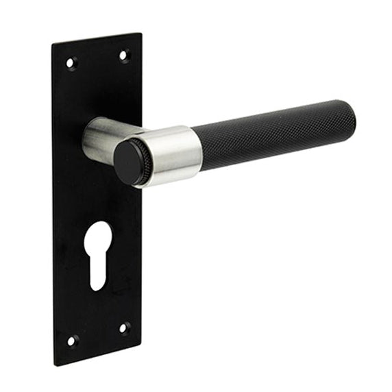 Nero Matt Black T-Bar Lever on Long Plate Handles