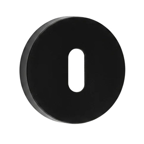 Nero JMB16 Matt Black Keyhole Escutcheon 52mm