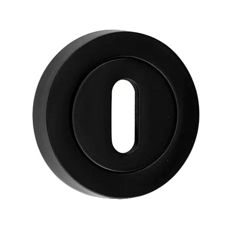 Nero JMB503 Matt Black Keyhole Escutcheon 50mm