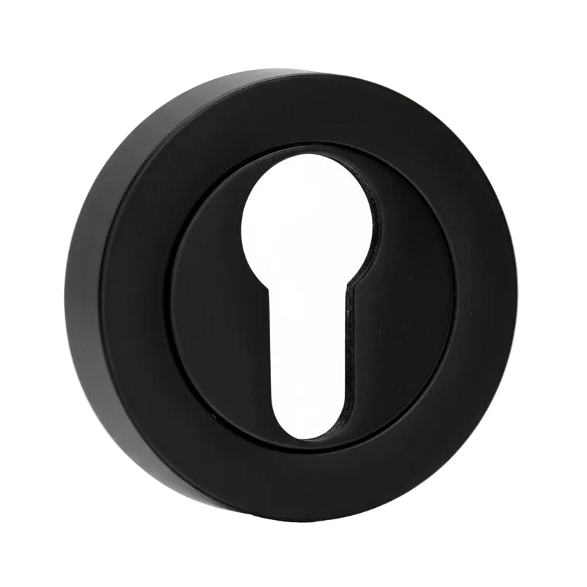 Nero JMB503E Matt Black Euro Escutcheon 50mm