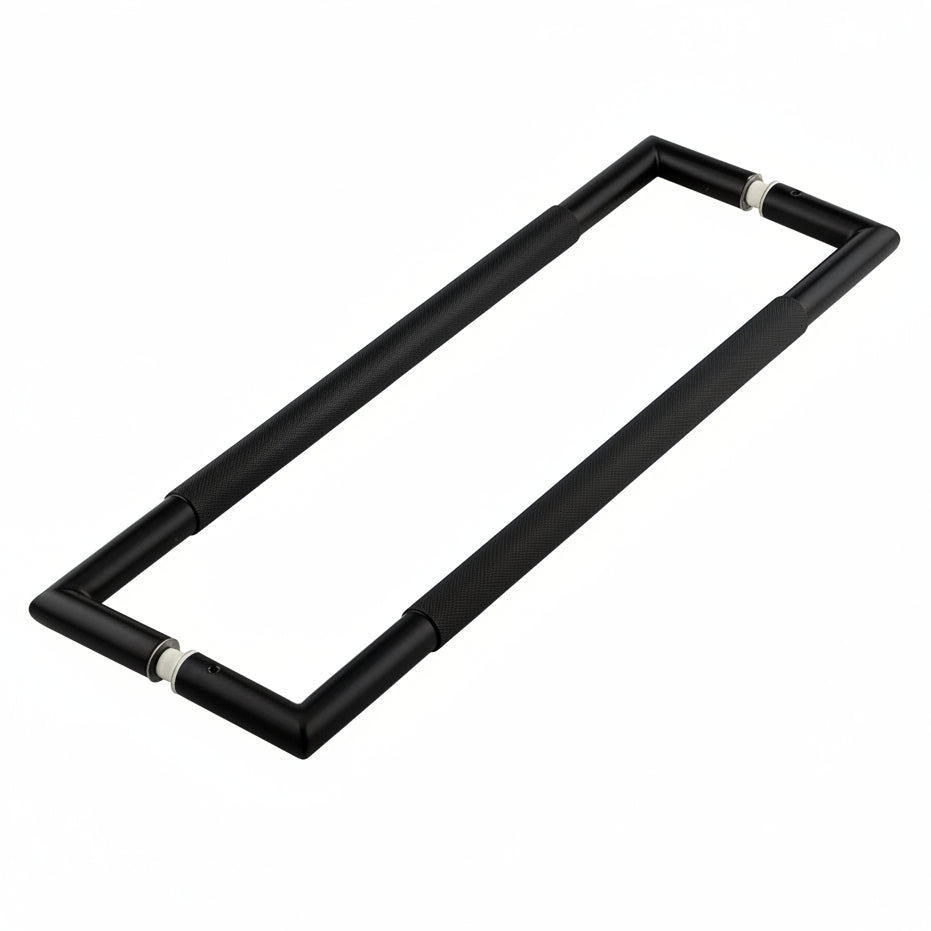 Nero JMB9 Matt Black Mitred Back to Back Pull Handles 443mm