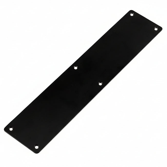 Nero Matt Black Radiused Finger Plate