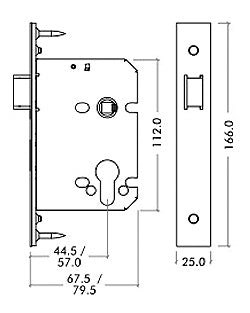 EURO Profile Sashlock Case