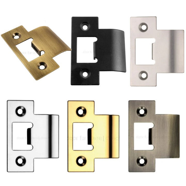 Extended Tongue Strike Plate for Tubular Latch