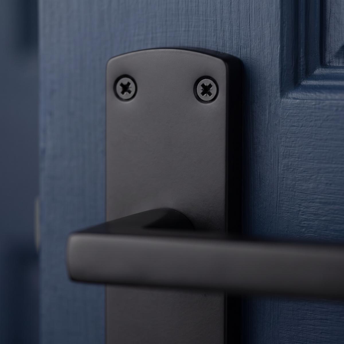 Stanza Leon Matt Black Door Handles