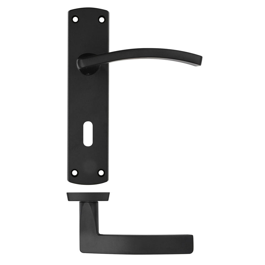 Stanza Toledo Matt Black Door Handles