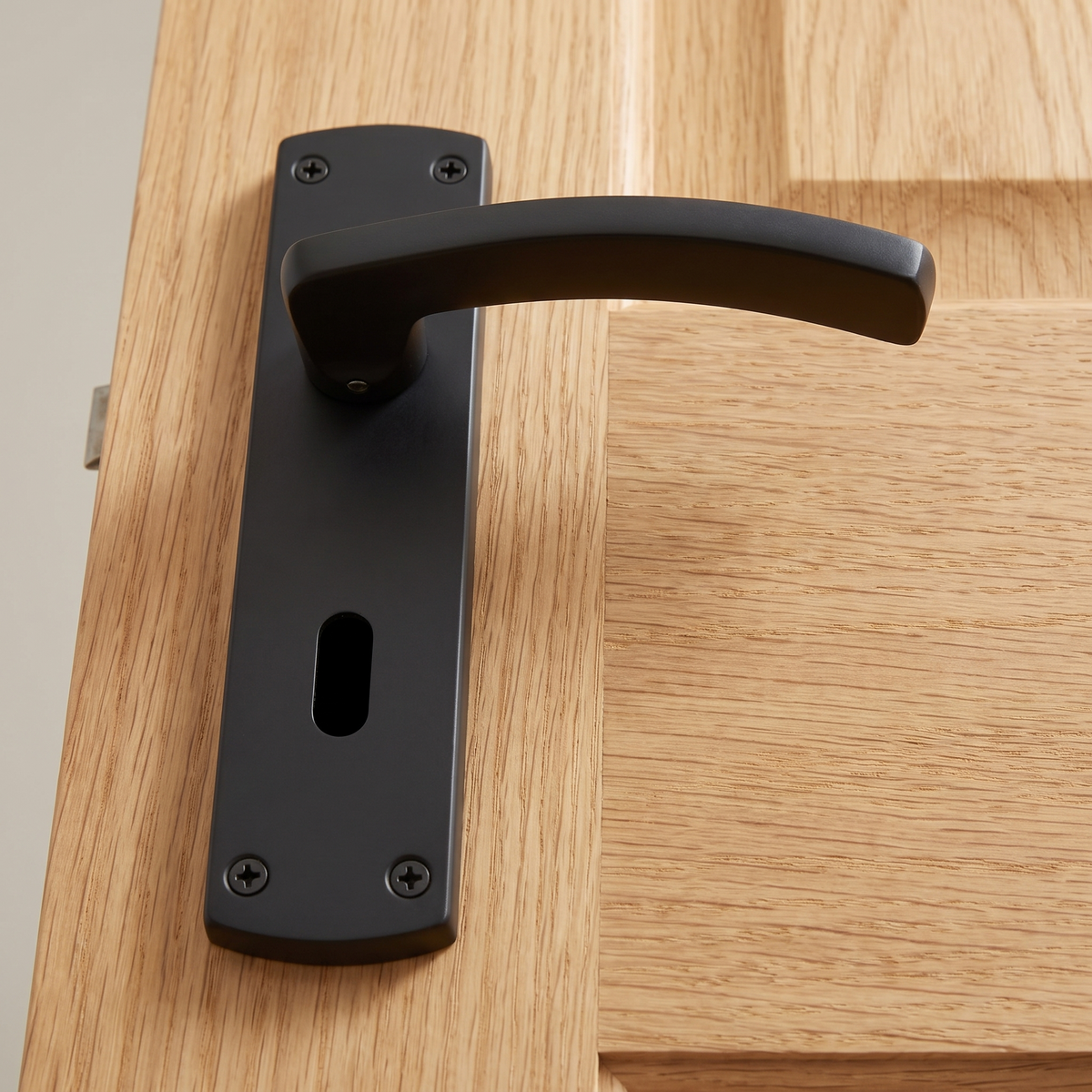 Stanza Toledo Matt Black Door Handles