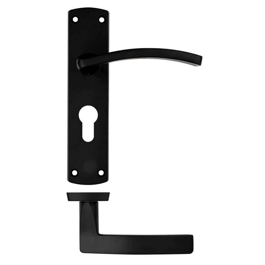 Stanza Toledo Matt Black Door Handles