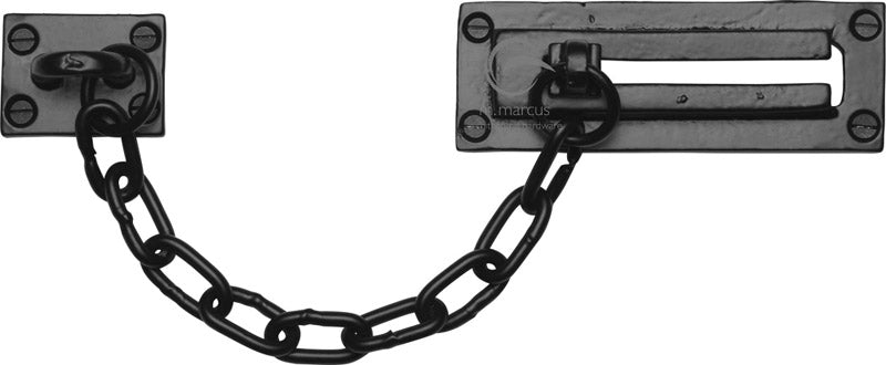 Black Iron Rustic Security Door Chain