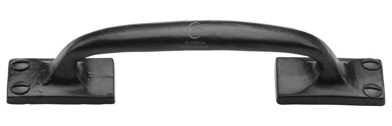 Black Iron Rustic Cranked Cabinet Handle