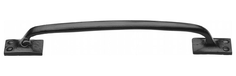 Black Iron Rustic Cranked Cabinet Handle