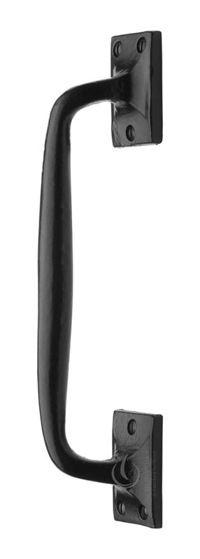Black Iron Rustic Cranked Pull Handle