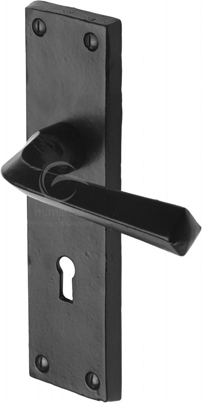Black Iron Rustic Bridgnorth Door Handles
