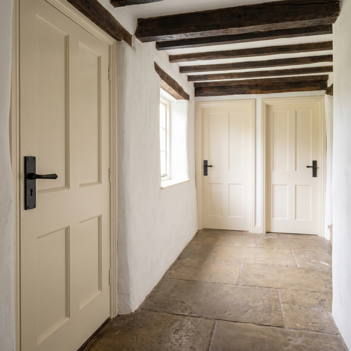 Black Iron Rustic Bridgnorth Door Handles
