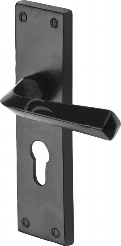 Black Iron Rustic Bridgnorth Door Handles