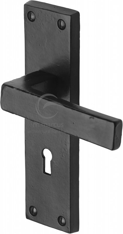 Black Iron Rustic Cheswell Door Handles