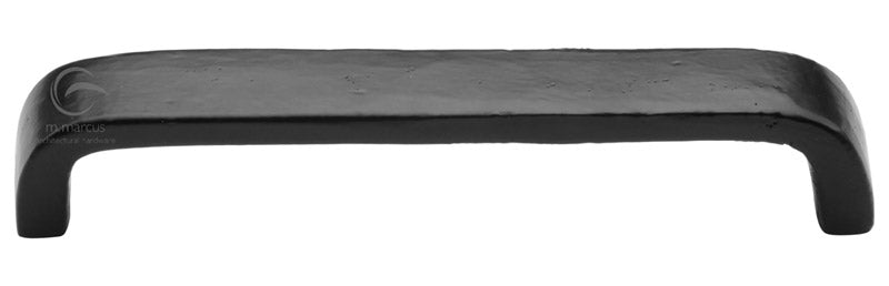 Black Iron Rustic D Shaped Cupboard Handle FB341