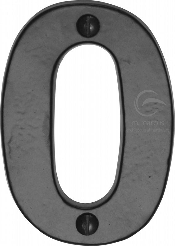 Black Iron Rustic Door Numbers 0-9 76mm (3in)