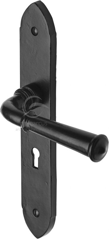 Black Iron Rustic Hadley Door Handles