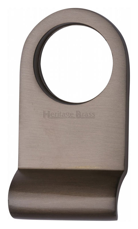 Matt Bronze Door Cylinder Pull with Round Top