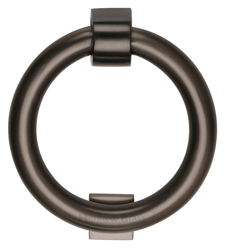 Matt Bronze Ring Door Knocker 107mm
