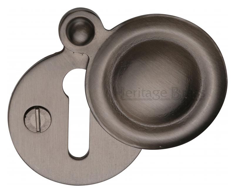 Matt Bronze Covered Escutcheon 33mm